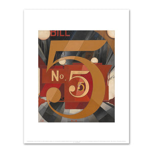 Charles Demuth, I Saw the Figure 5 in Gold, 1928, Fine Art Prints in various sizes by Museums.Co