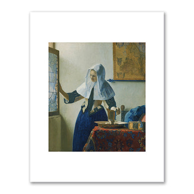 ohannes Vermeer, Young Woman with a Water Pitcher, c. 1662, The Metropolitan Museum of Art. Fine Art Prints in various sizes by Museums.Co
