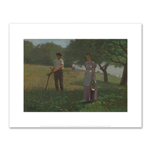 Winslow Homer, Waiting an Answer, 1872, Fine Art Prints in various sizes by Museums.Co