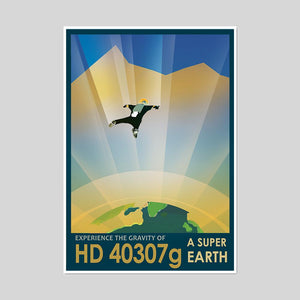 Experience the Gravity of HD 40307g: A Super Earth Artblock
