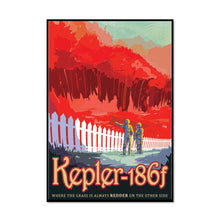 Kepler-186f: Where the Grass is Always Redder on the Other Side Artblock