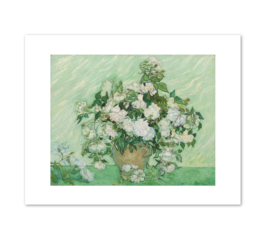 Vincent van Gogh, Roses,1890, Fine Art Prints in various sizes by Museums.Co