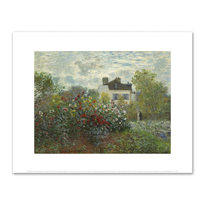The Artist's Garden in Argenteuil (A Corner of the Garden with Dahlias) by Claude Monet