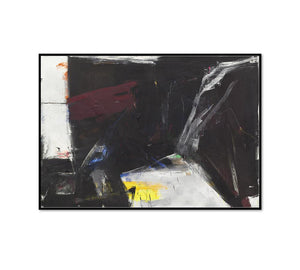 Franz Kline, C & O, 1958, Framed Art Print with black frame in 3 sizes by Museums.Co