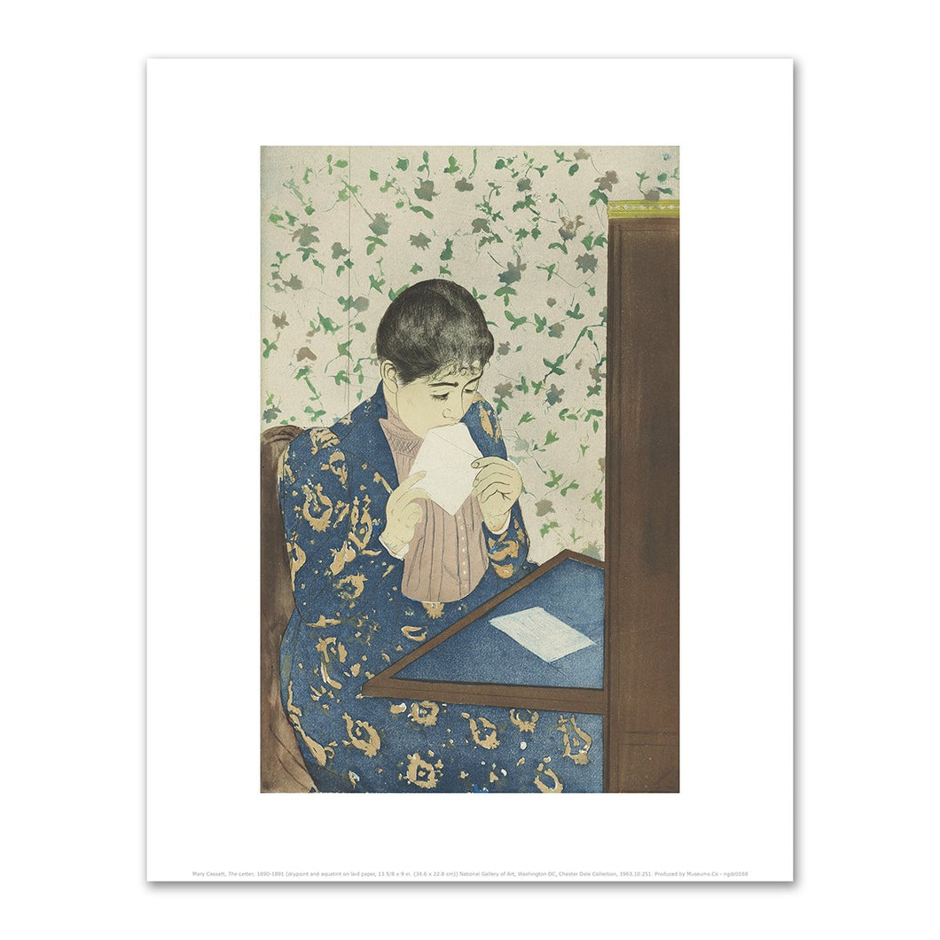 Mary Cassatt, The Letter, 1890-1891, Fine Art Print in various sizes by Museums.Co