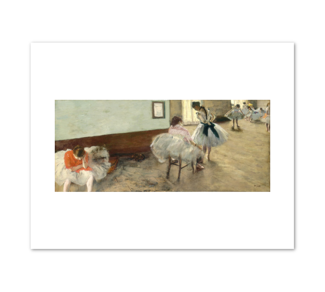 Edgar Degas, The Dance Lesson,  c. 1879, Fine Art Prints in various sizes by Museums.Co