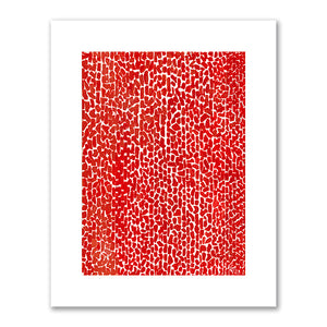 Alma Thomas, Red Rose Cantata, 1973, National Gallery of Art, Washington DC. Fine Art Prints in various sizes by Museums.Co