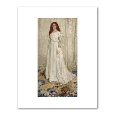 James McNeill Whistler, Symphony in White, No. 1: The White Girl, 1861–1863, 1872, National Gallery of Art, Washington DC. Fine Art Prints in various sizes by Museums.Co