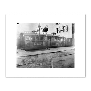 A.J. Foley, Independent System, Lunch Wagon on South Side of Fulton Street, Brooklyn, 3/14/1930, Fine Art Prints in various sizes by Museums.Co
