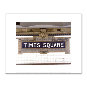 David Lubarsky, Times Square Mosaic: 42nd Street-Times Square Station (IRT Seventh Avenue Line), ca. 1990s, Fine Art Prints in various sizes by Museums.Co