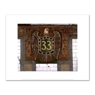 David Lubarsky, Eagle Mosaic: 33rd Street Station (IRT East Side Line), ca. 1990s, Fine Art Prints in various sizes by Museums.Co