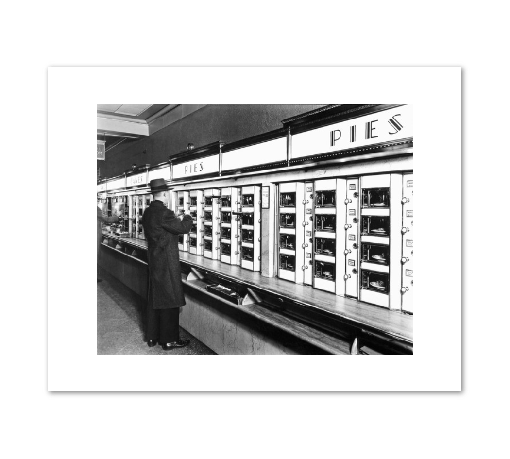 Berenice Abbott, Automat, 977 Eighth Avenue, Manhattan, Fine Art Prints in various sizes by Museums.Co