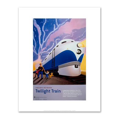 Daniel Kirk, Twilight Train, 2000, Fine Art Prints in various sizes by Museums.Co