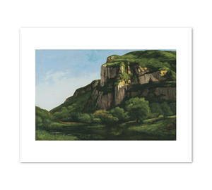 Gustave Courbet, Rocks at Mouthier, circa 1855, Fine Art Prints in various sizes by Museums.Co