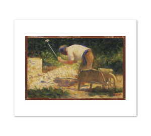 Georges-Pierre Seurat, The Stone Breaker, 1882, Fine Art Prints in various sizes by Museums.Co
