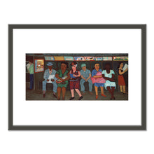 Ralph Fasanella, Subway Riders, 1950, American Folk Art Museum, New York, © Estate of Ralph Fasanella. Art Prints with black frame in various sizes by Museums.Co
