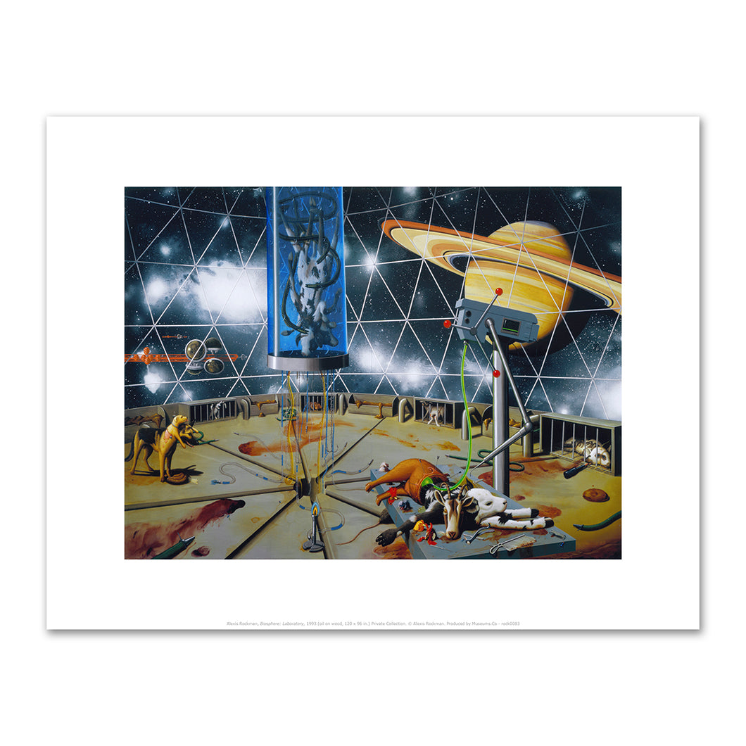 Alexis Rockman, Biosphere: Laboratory, 1993, Fine Art Prints in various sizes by Museums.Co