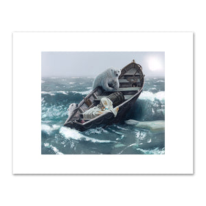 Alexis Rockman, The Lifeboat of the HMS Erebus, 2019, Private Collection, © Alexis Rockman. Fine Art Prints in various sizes by Museums.Co