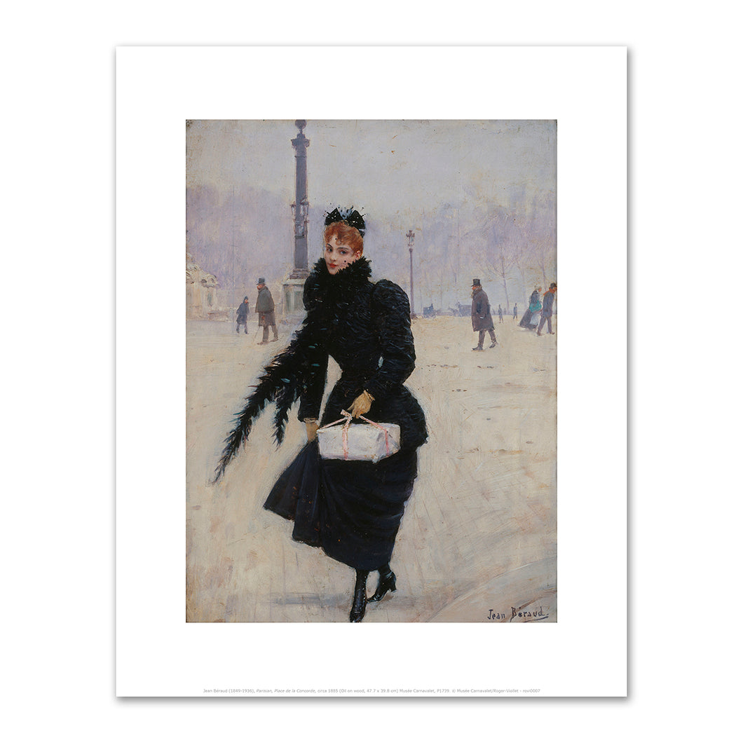 Jean Béraud, Parisian, Place de la Concorde, Fine Art prints in various sizes by Museums.Co