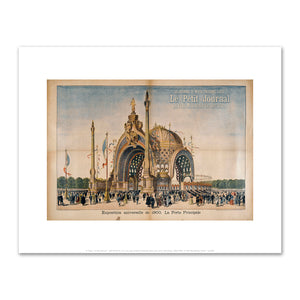 H. Meyer, "Le Petit Journal". 1900 World Fair: the main gate, Fine Art prints in various sizes by Museums.Co