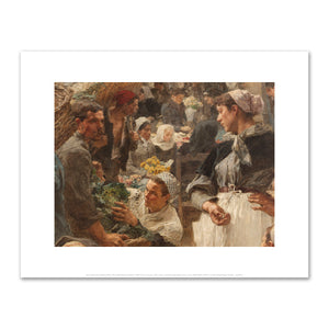 Léon Lhermitte, The Halles Market (detail), Fine Art prints in various sizes by Museums.Co