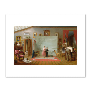Thomas Le Clear, Interior with Portraits, c. 1865, Smithsonian American Art Museum. Fine Art Prints in various sizes by Museums.Co