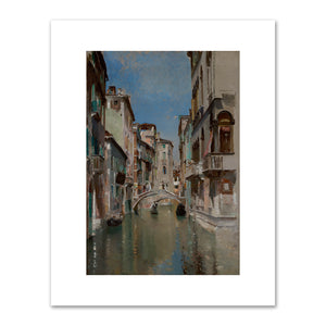Robert Frederick Blum, Canal in Venice, San Trovaso Quarter, ca. 1885, Smithsonian American Art Museum. Fine Art Prints in various sizes by Museums.Co