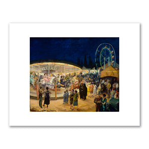 John Sloan, Travelling Carnival, Santa Fe, 1924, Smithsonian American Art Museum. Fine Art Prints in various sizes by Museums.Co