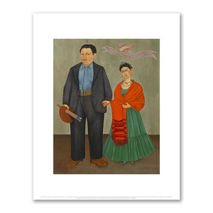 Frida Kahlo, Frieda and Diego Rivera, 1931, San Francisco Museum of Modern Art, Photo: Ben Blackwell. © 2022 Banco de México Diego Rivera Frida Kahlo Museums Trust, Mexico, D.F. / Artists Rights Society (ARS), New York. Fine Art Prints in various sizes by Museums.Co