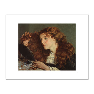 Gustave Courbet, Jo, the Beautiful Irish Girl, 1866, Nationalmuseum, Stockholm, Sweden. Fine Art Prints in various sizes by Museums.Co