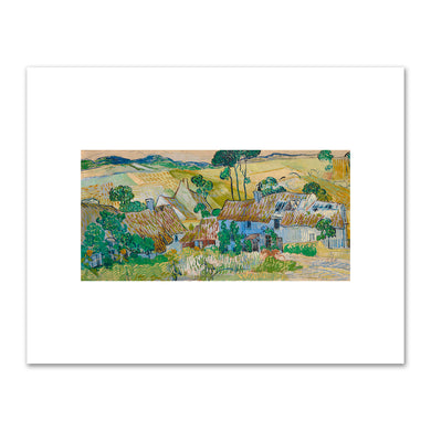 Vincent van Gogh, Farms near Auvers, July 1890, Tate Britain. Fine Art Prints in various sizes by Museums.Co