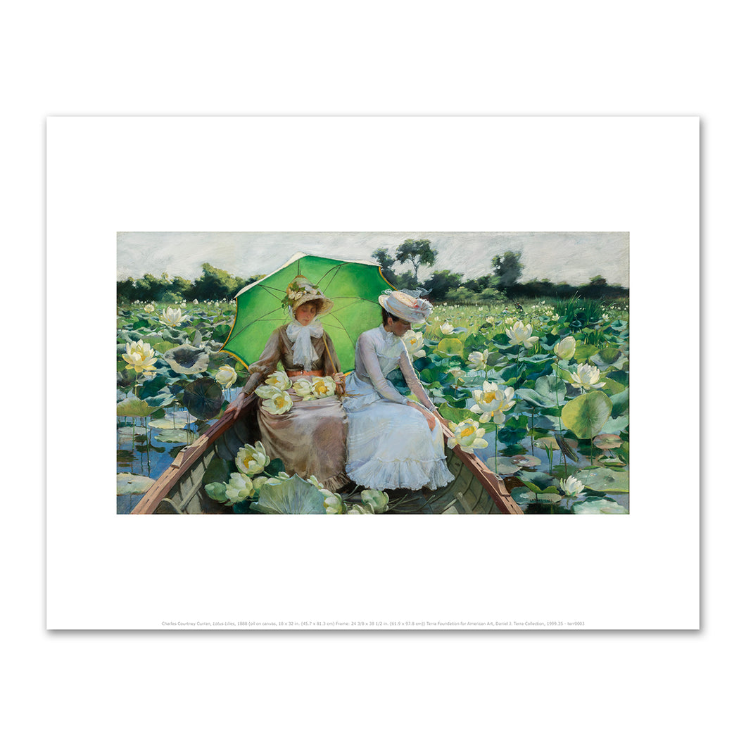 Charles Courtney Curran, Lotus Lilies, 1888, Terra Foundation for American Art. Fine Art Prints in various sizes by Museums.Co