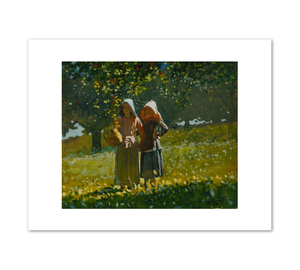 Winslow Homer, Apple Picking, 1878, Fine Art Prints in various sizes by Museums.Co