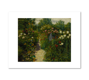 Garden at Giverny (In Monet's Garden) by John Leslie Breck