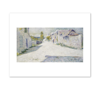 Dawson Dawson-Watson, Giverny: Road Looking West toward Church, c. 1890, Fine Art Prints in various sizes by Museums.Co