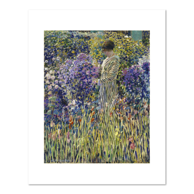 Frederick Frieseke, Lady in a Garden, c. 1912, Fine Art Prints in various sizes by Museums.Co