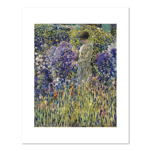 Frederick Frieseke, Lady in a Garden, c. 1912, Fine Art Prints in various sizes by Museums.Co