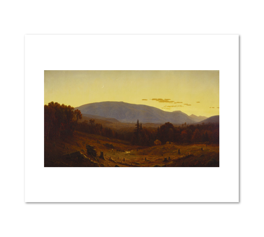 Sanford Robinson Gifford, Hunter Mountain, Twilight, 1866, Fine Art Prints in various sizes by Museums.Co