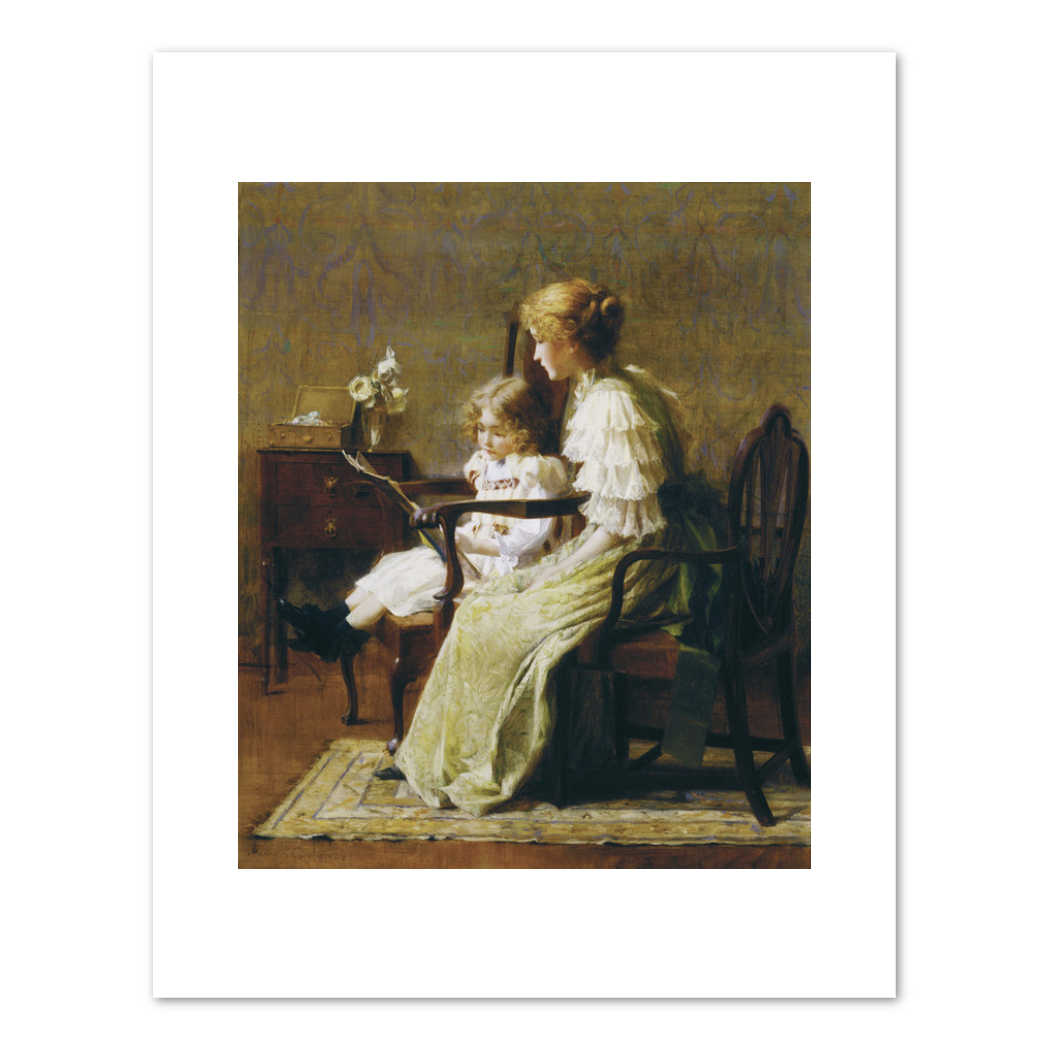 Francis Coates Jones, Mother and Child, c. 1885, Fine Art Prints in various sizes by Museums.Co