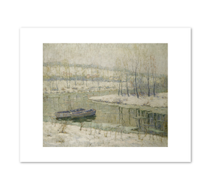Ernest Lawson, Spring Thaw, c. 1910, Terra Foundation for American Art. Fine Art Prints in various sizes by Museums.Co