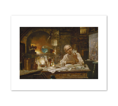 Charles Moeller, The Chemist, c. 1875, Terra Foundation for American Art. Fine Art prints in various sizes by Museums.Co