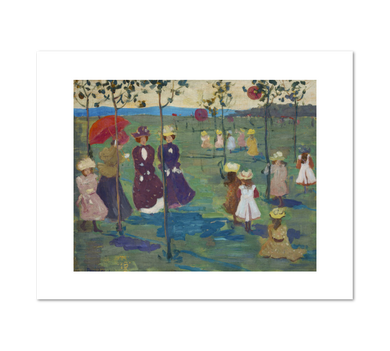 Maurice Prendergast, Franklin Park, Boston, c. 1895, Fine Art Prints in various sizes by Museums.Co
