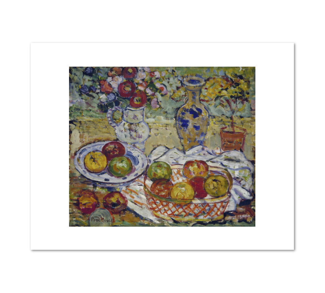 Maurice Prendergast, Still Life with Apples and Vase, between 1910 and 1913, Fine Art Prints in various sizes by Museums.Co