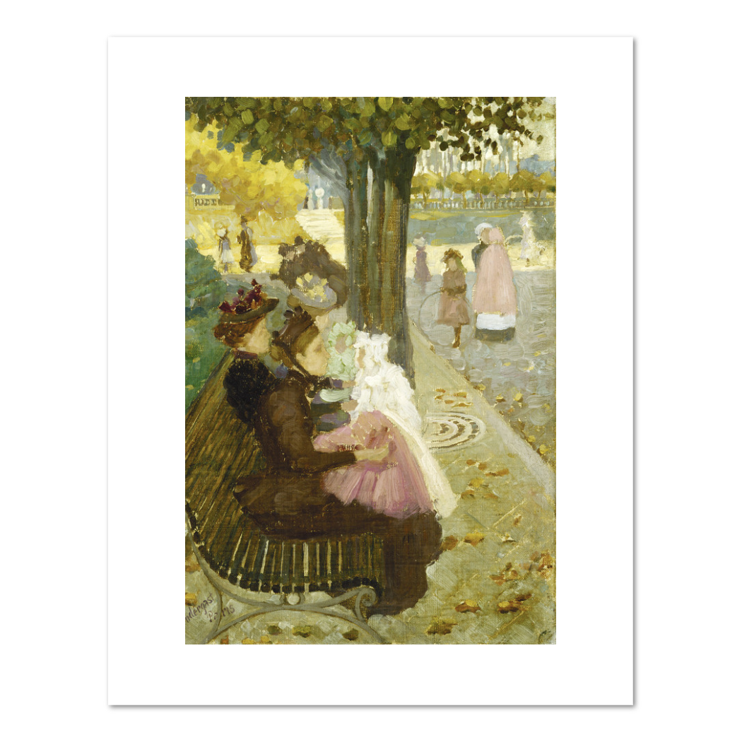 Maurice Prendergast, The Luxembourg Garden, Paris, between 1890 and 1894, Fine Art Prints in various sizes by Museums.Co