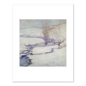 John Twachtman, Winter Landscape, 1890–1900, Terra Foundation for American Art. Fine Art Prints in various sizes by Museums.Co