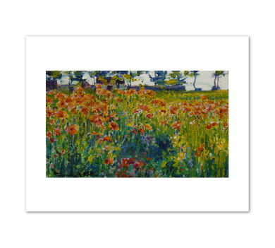 Robert Vonnoh, Poppies in France, 1888, Fine Art Prints in various sizes by Museums.Co
