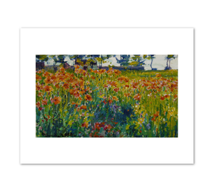 Robert Vonnoh, Poppies in France, 1888, Fine Art Prints in various sizes by Museums.Co