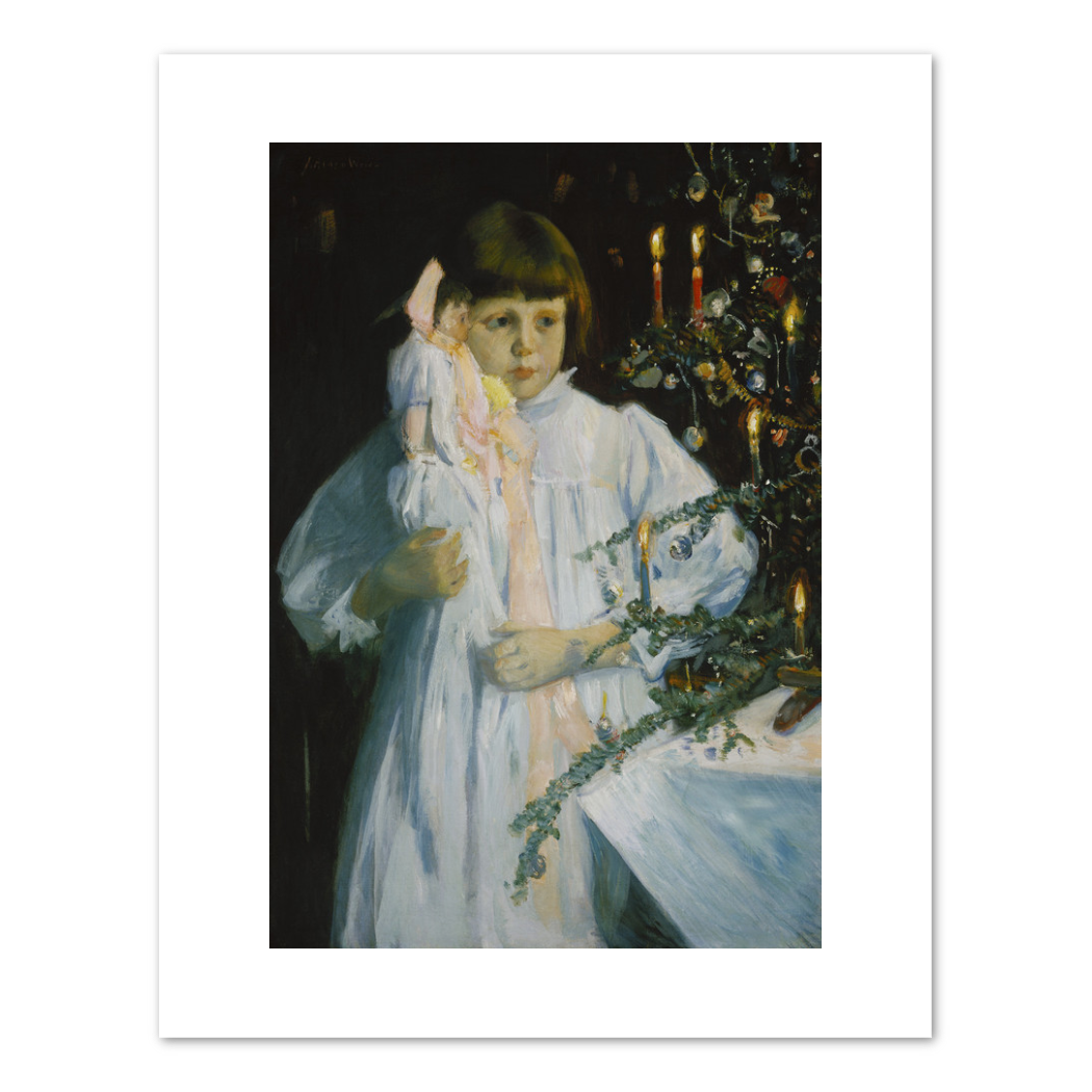 Julian Alden Weir, The Christmas Tree, 1890, Terra Foundation for American Art. Fine Art Prints in various sizes by Museums.Co