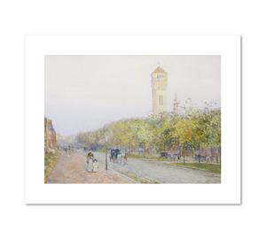 Childe Hassam, Commonwealth Avenue, Boston, c. 1892, Fine Art Prints in various sizes by Museums.Co