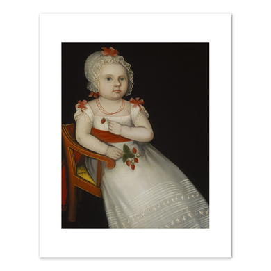 Ammi Phillips, Mary Elizabeth Smith, 1827, Terra Foundation for American Art. Fine Art Prints in various sizes by Museums.Co